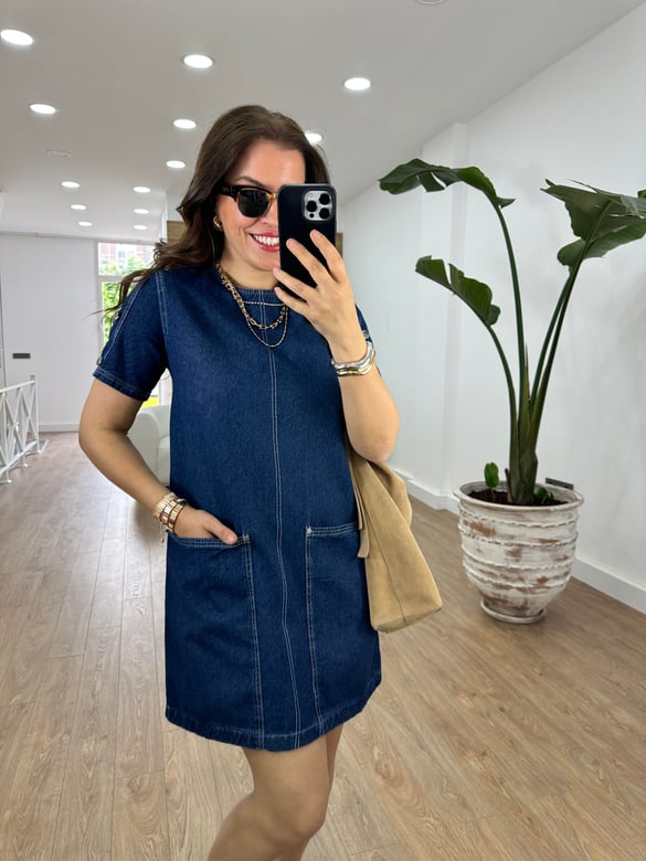 Torba Cepli Denim Elbise