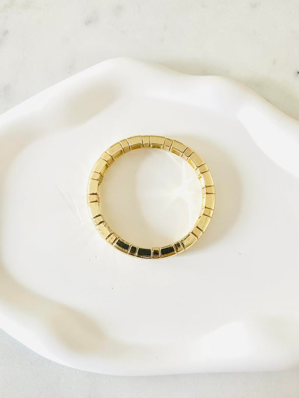 Vip Seri Lastikli Gold Bileklik