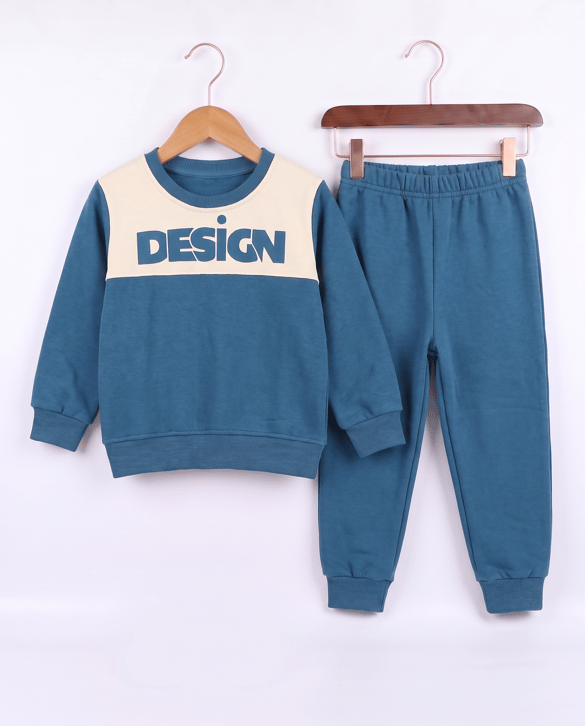 2425 Design Baskılı İkili Erkek Çocuk Takım İND