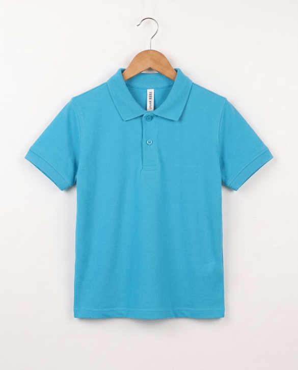2626-2 Polo Yaka Okul Lakost T-shirt (11-14 Yaş) TRK
