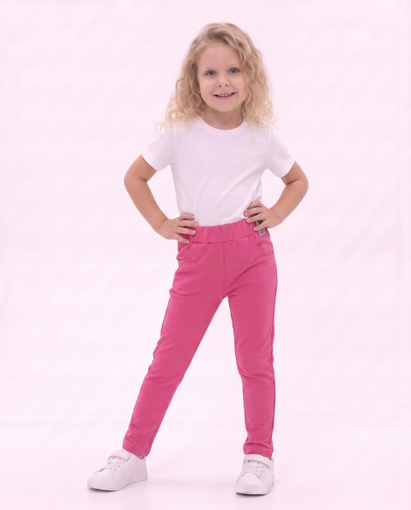 51546 Havuç Paça Pantolon PEMBE