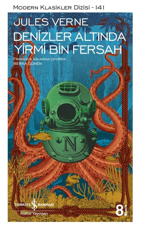 Denizler Altında Yirmi Bin Fersah Jules Verne İş Bankası Kültür Yayınları