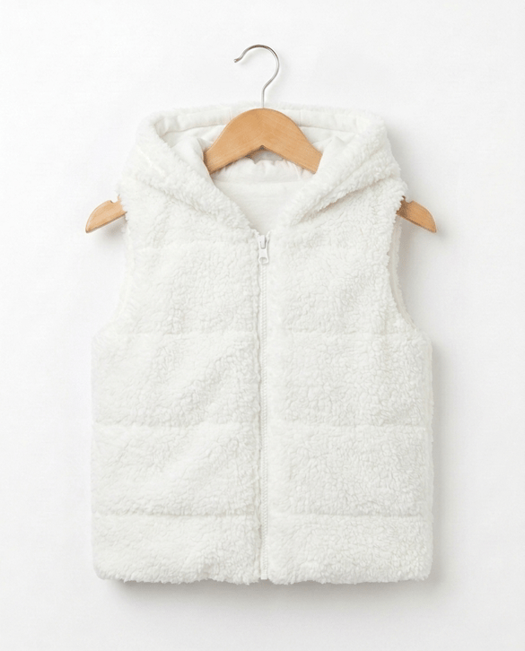 0016-6 Peluş Yelek KREM