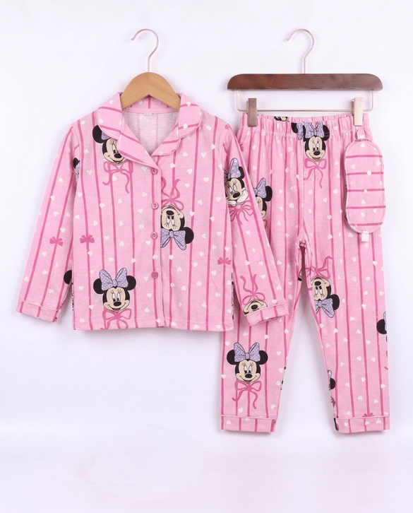 1707-2 Minie Mousse Pijama Takımı PEMBE