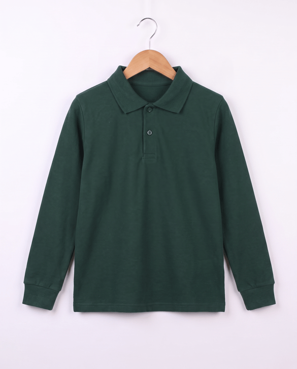 2626-4  Polo Yaka Okul Lakost Sweat  (7-10 Yaş) HAKİY