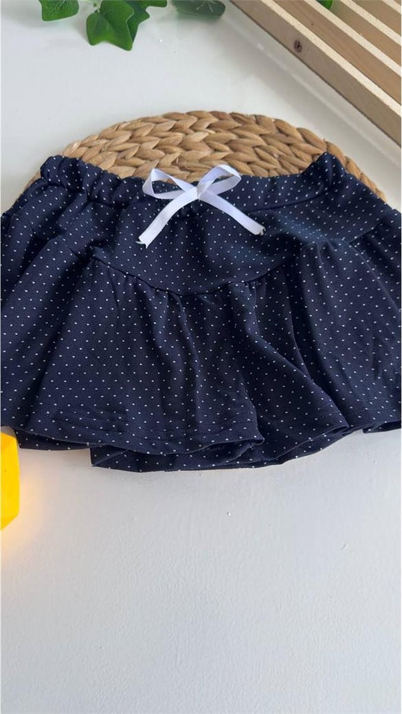 5304-22 Şort Etek LACIVERT