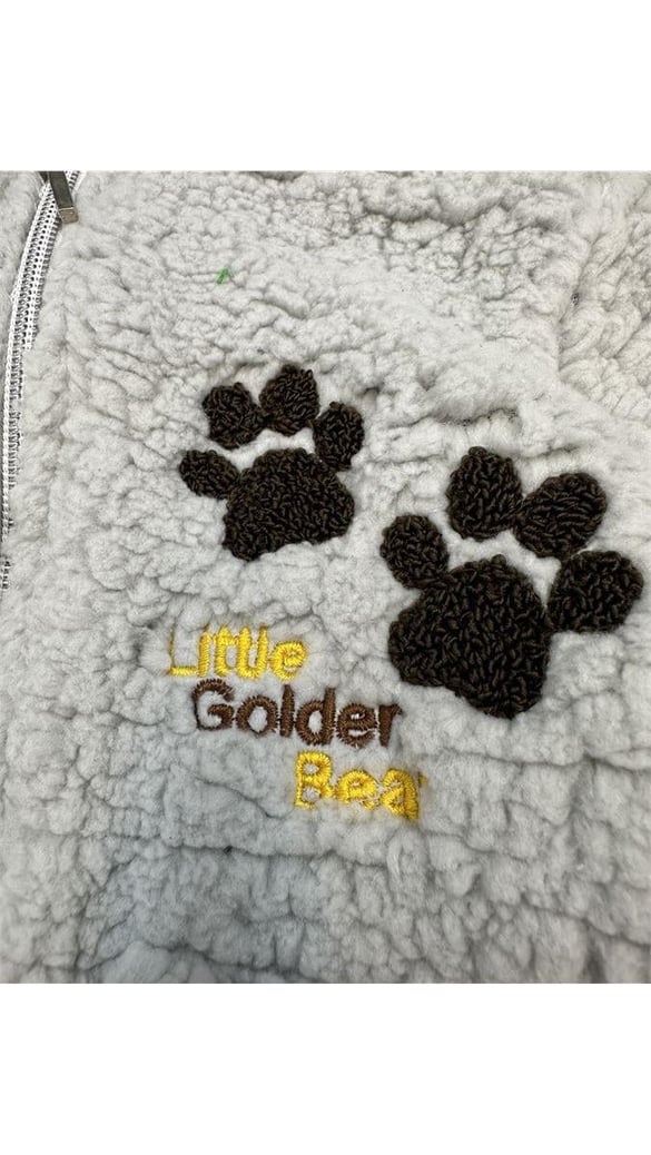 8008 Patili Peluş Hırka GRİ