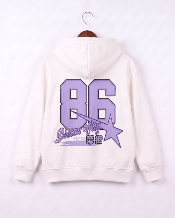 8264322 86 Dream City Yıldız Üç İplik Şardonlu Sweat KREM