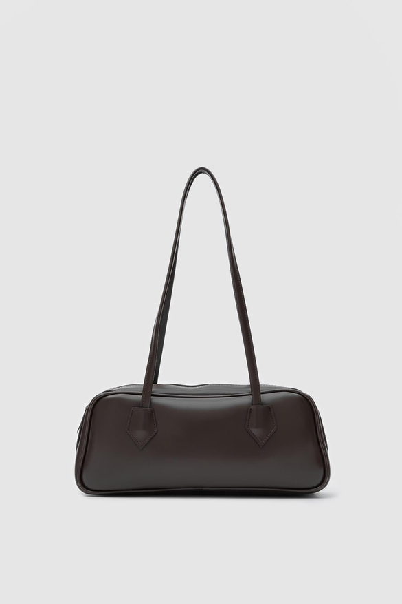 Boheme Vintage Baget Çanta Acı Kahve