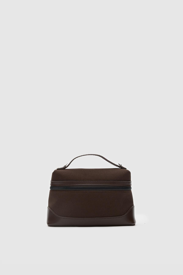 Yoko Box Bag El ve Çapraz Omuz Çanta Kahverengi