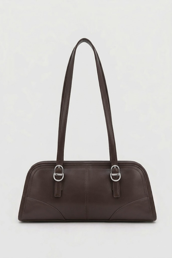 Vanity Baget Çanta Acı Kahve
