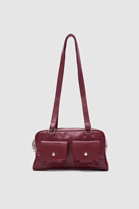 Maschine Baget Çanta  Bordo