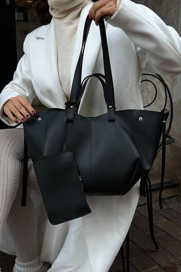 Champ City Omuz Çantası Siyah