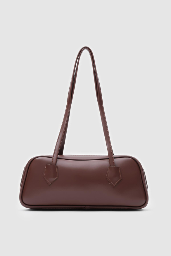 Boheme Vintage Baget Çanta Fındık Kabuğu