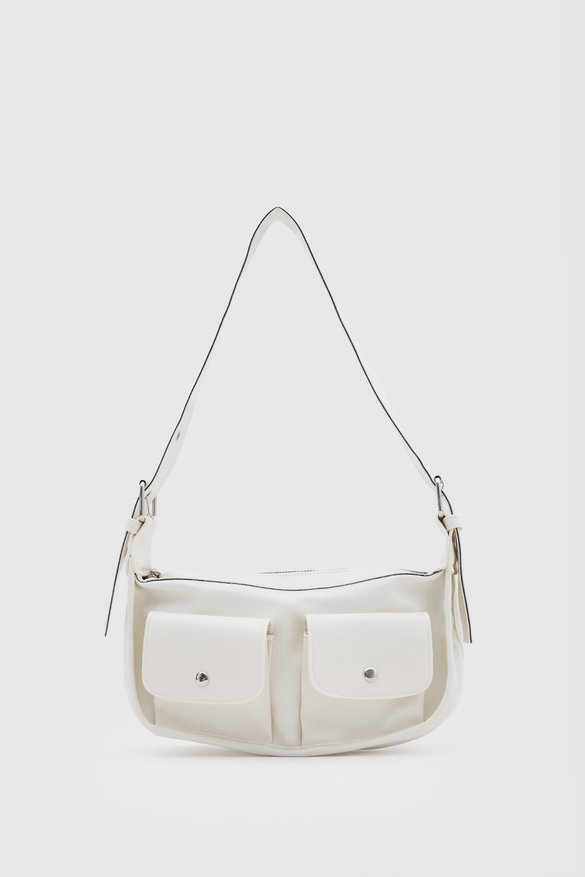 Diana Vintage Baget Çanta Krem