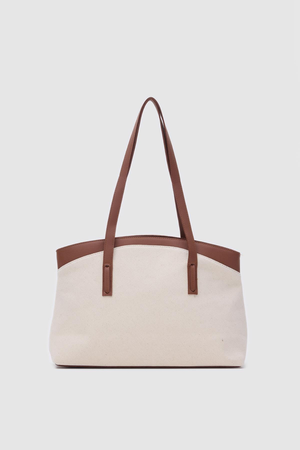Citta Kanvas Tote Bag Taba