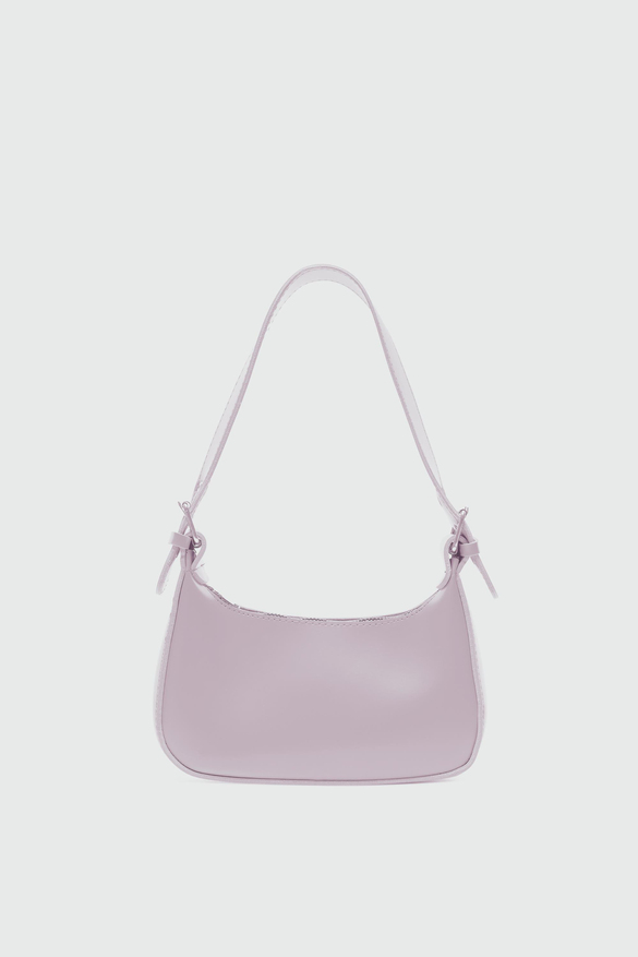 Muse Oval Baget Çanta Lila