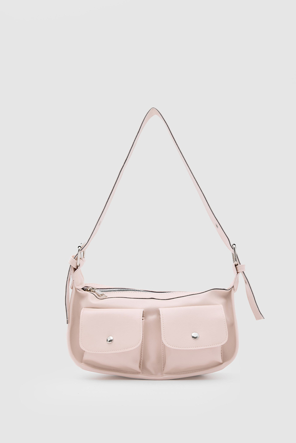 Diana Vintage Baget Çanta Pudra Pembe