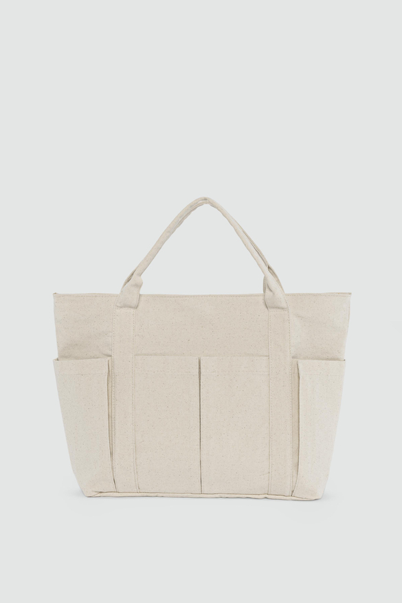 Ophidia Large Kanvas Shopper Bag Krem