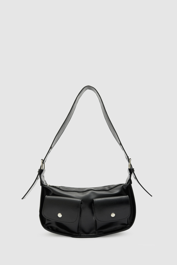Diana Vintage Baget Çanta Siyah