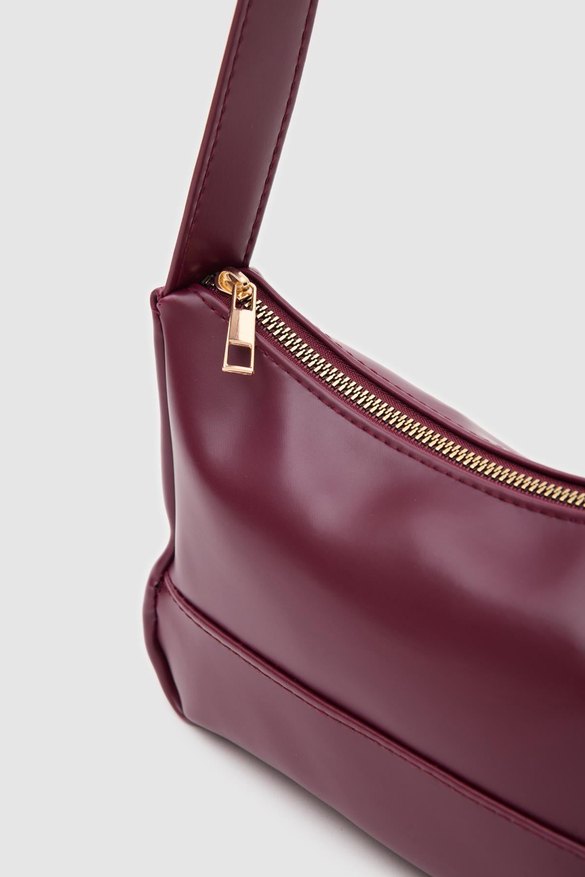 Basic Baget Çanta Casper Bordo