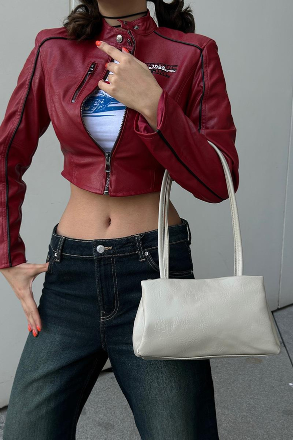 Misha Vintage Taş Baget Çanta