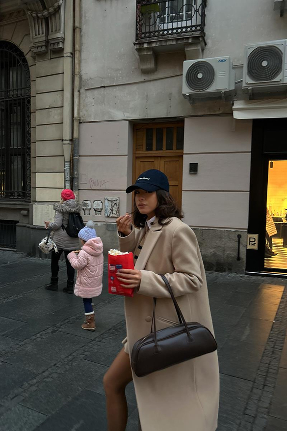 Miu Baget Çanta Acı Kahve