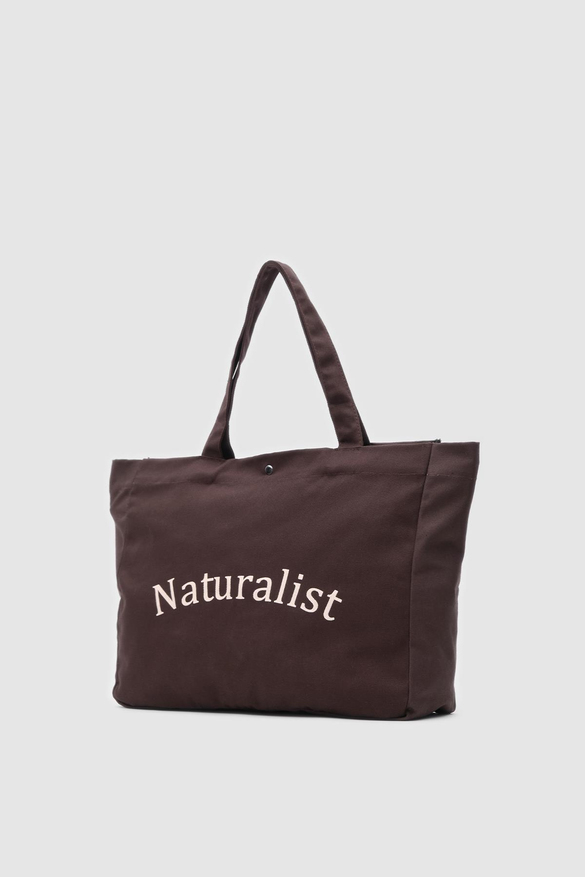 Naturalist Kanvas Acı Kahve Omuz Çantası