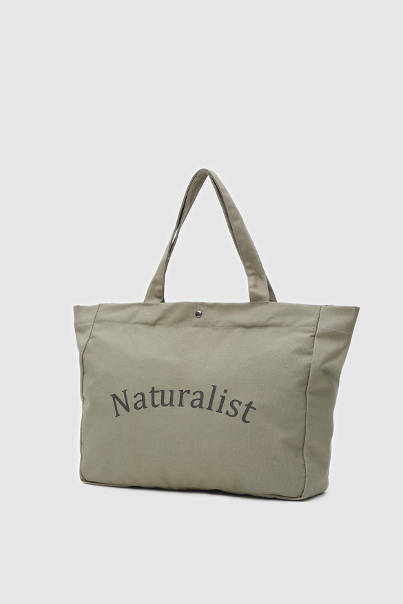 Naturalist Kanvas Haki Yeşil Omuz Çantası
