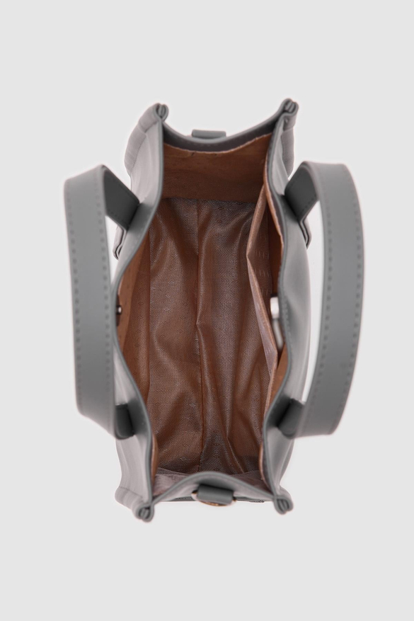 Suni Deri Medium Tote Bag Glenn Antrasit