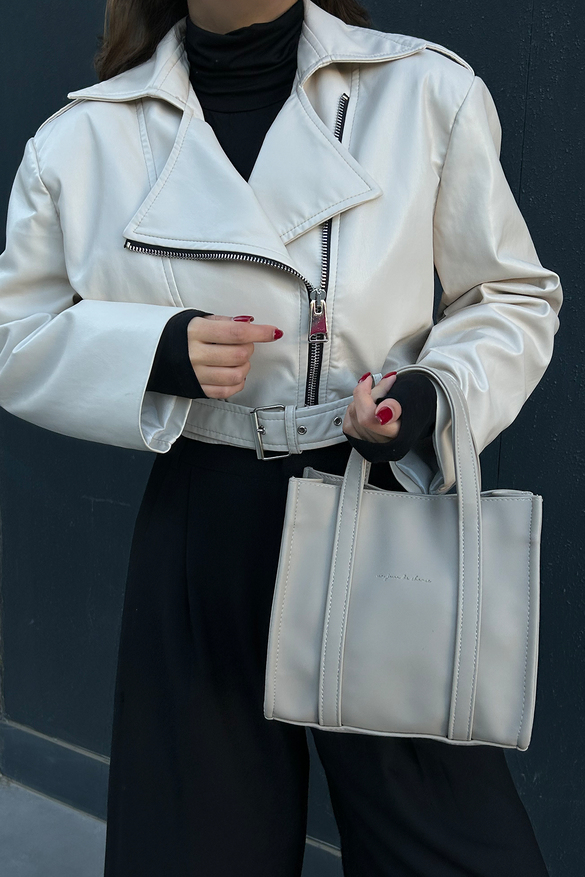 Suni Deri Medium Tote Bag Glenn Bej