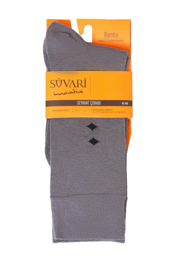 Antrasit Bambu Çorap