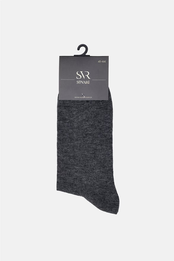 Antrasit Düz Çorap
