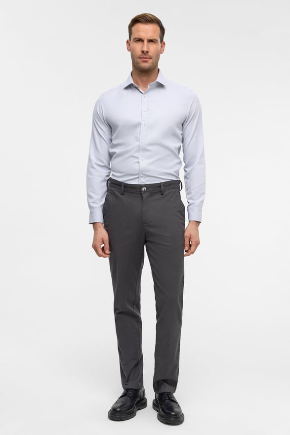 Antrasit Regular Armürlü Pantolon