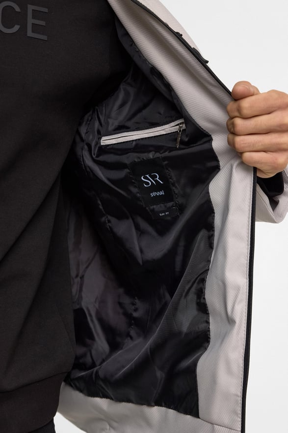 Bej Slim Kapitone Mont