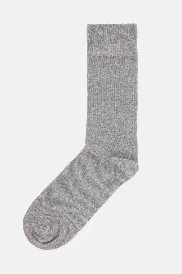 Gri Düz Çorap