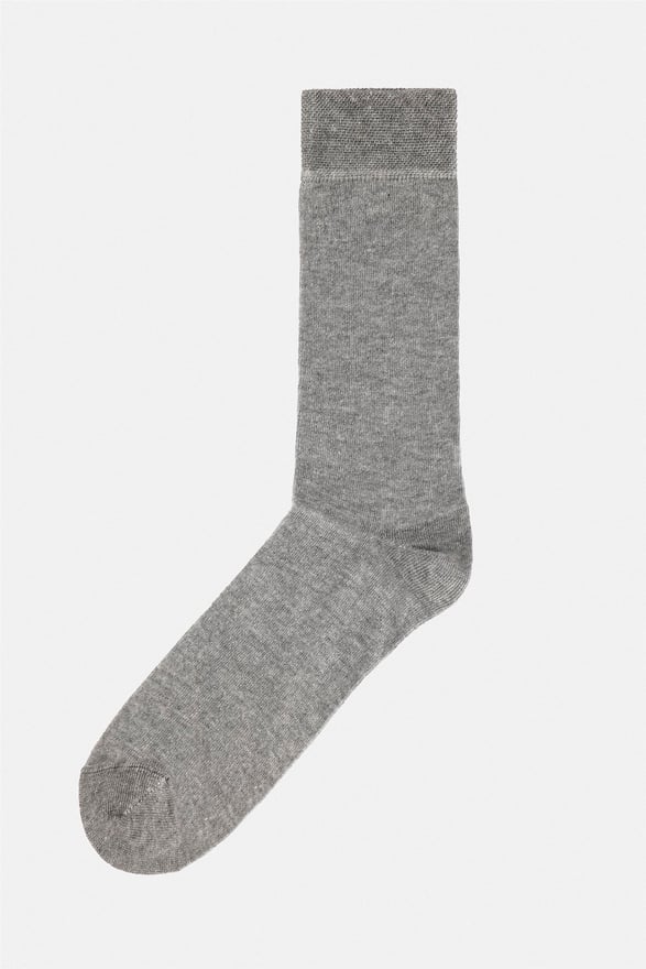Gri Düz Çorap