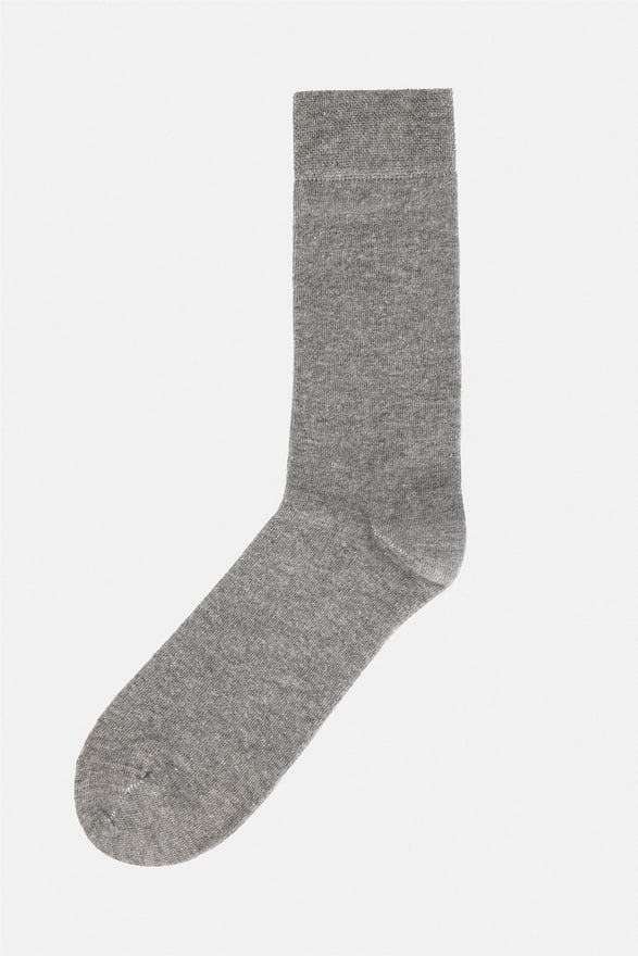 Gri Düz Çorap