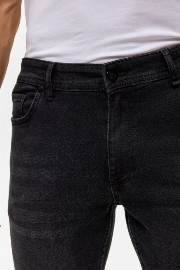 Gri Slim Denim Pantolon