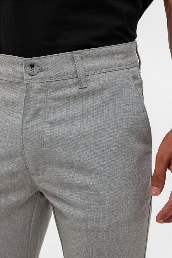 Gri Slim Desenli Pantolon