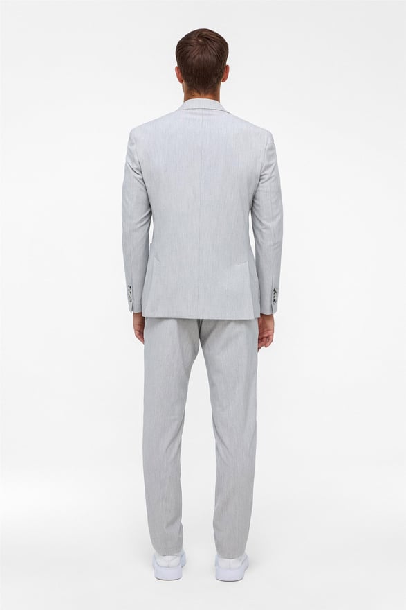 Gri Slim Fit Desenli Mono Yaka 6 Drop Jogger Pantolon