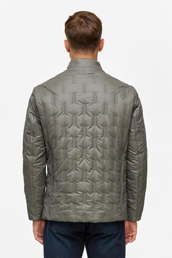 Gri Slim Kapitone Mont