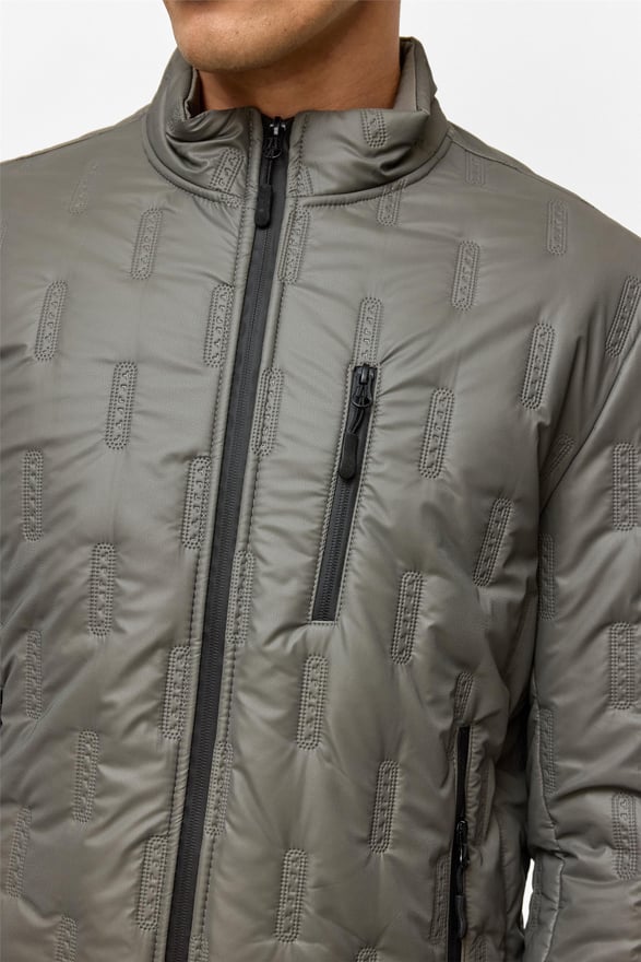 Gri Slim Kapitone Mont