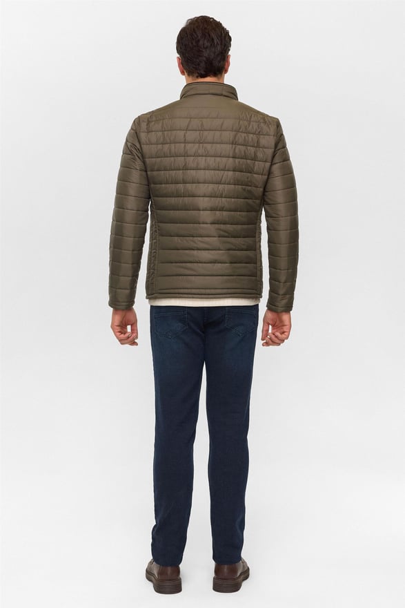 Haki Slim Kapitone Mont