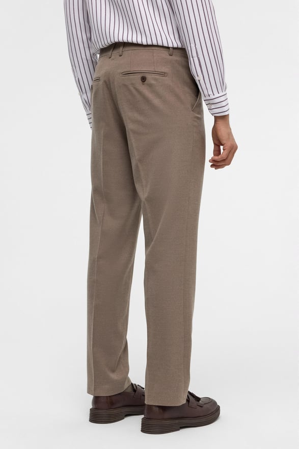 Kiremit Regular Düz Pantolon