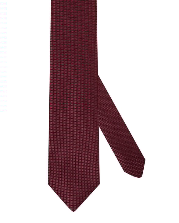 Koyu Bordo Düz Kravat
