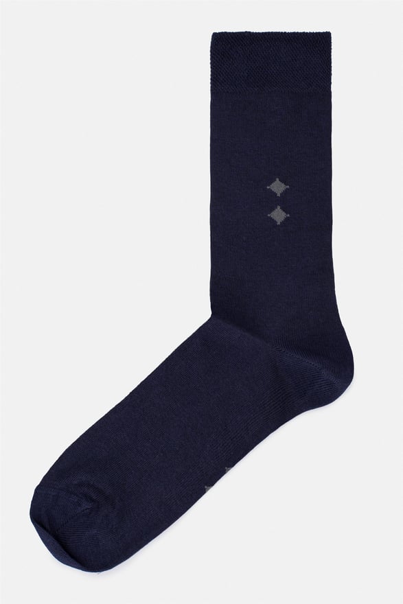 Lacivert Düz Çorap