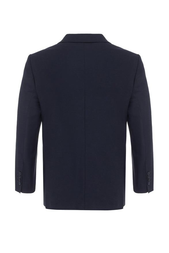 Lacivert Regular Düz Mono Yaka 4 Drop Takım Elbise