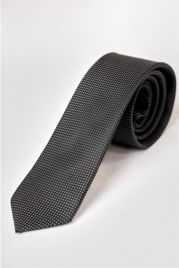 Siyah Baskılı Kravat