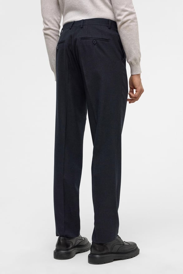 Siyah Slim 5 Cep Kalıp Düz Pantolon